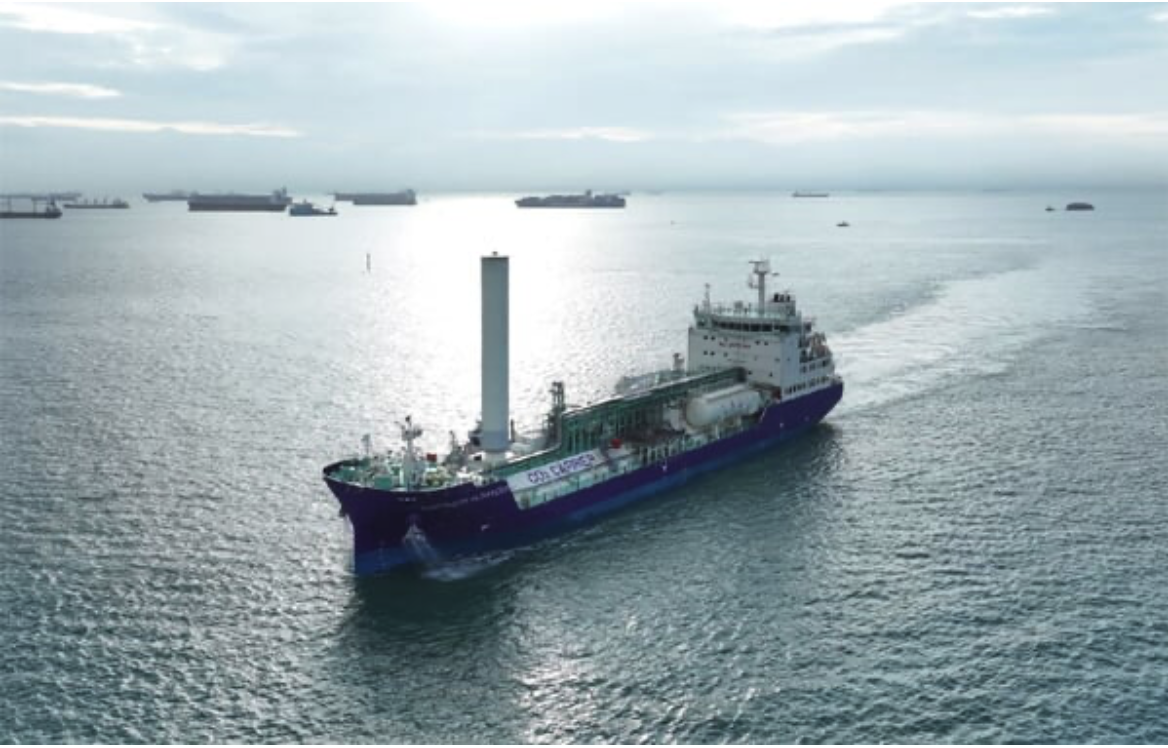 First Custom-Designed LCO2 Carrier Arrives in Norway to Start CCS